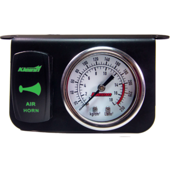 Kleinn Air Horns - 1303G - Panel Gauge w/ Rocker Horn Button