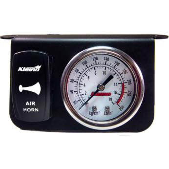 Kleinn Air Horns - 1303W - Panel Gauge w/ Rocker Horn Button