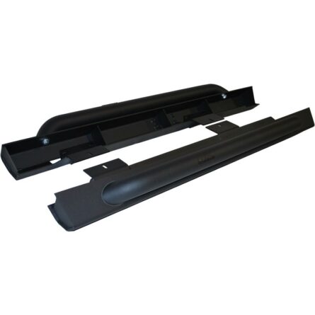 MBRP Exhaust Rock Rail Kit (2 door); Black Coated