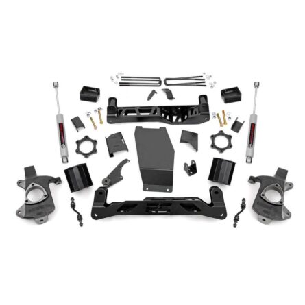 Rough Country 5 Inch Lift Kit - Alum/Stamp Steel - Chevy/GMC 1500 (14-18)