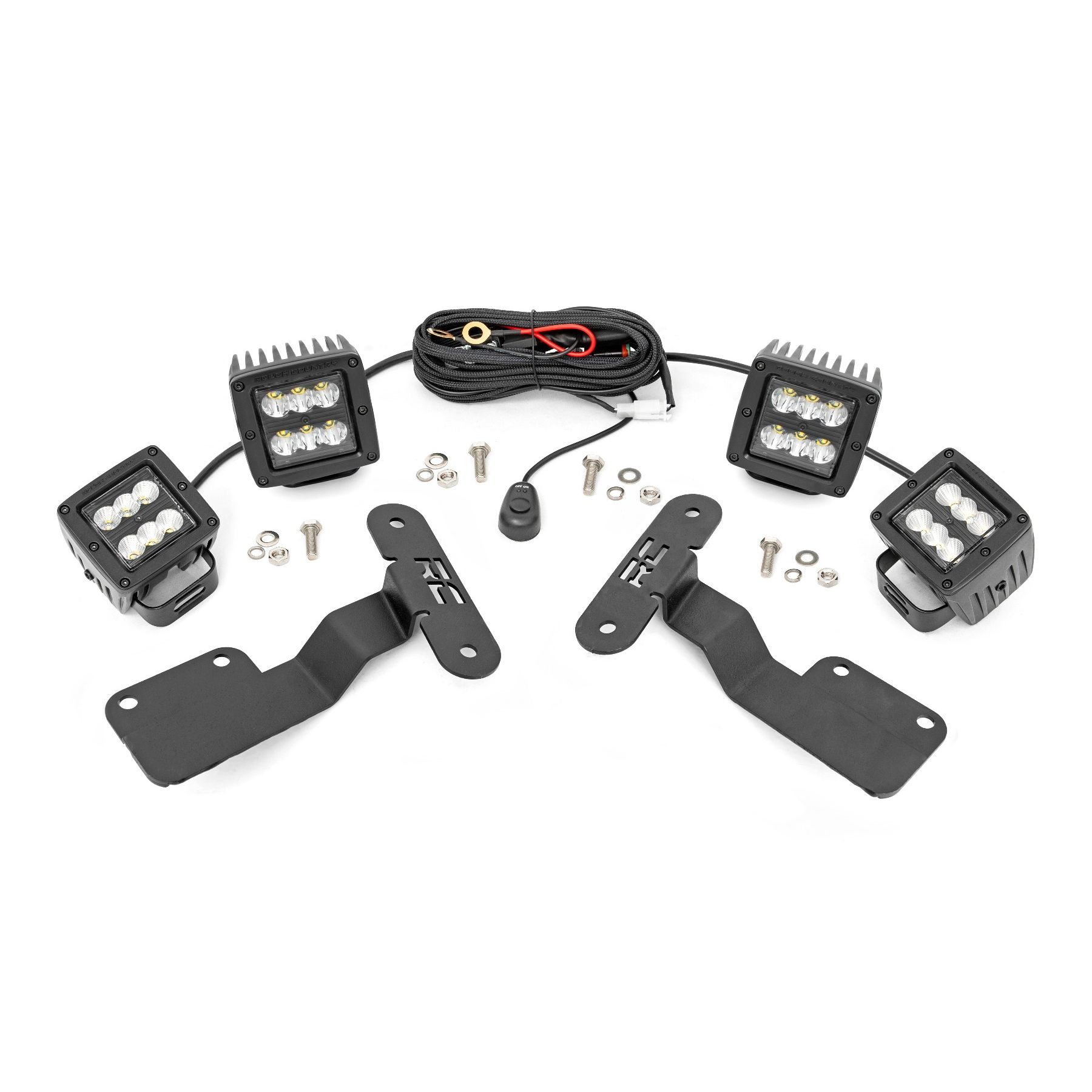 Rough Country 6 Inch Lift Kit - 4-Link - No OVLD - C/O Vertex - Ford Super Duty (15-16)