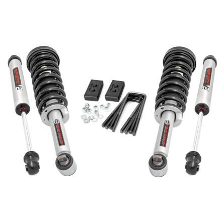 Rough Country 2 Inch Lift Kit - N3 Struts/V2 - Ford F-150 4WD (2021-2023)