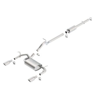 2012-2018 Jeep Wrangler JKU Cat-Back Exhaust System Touring