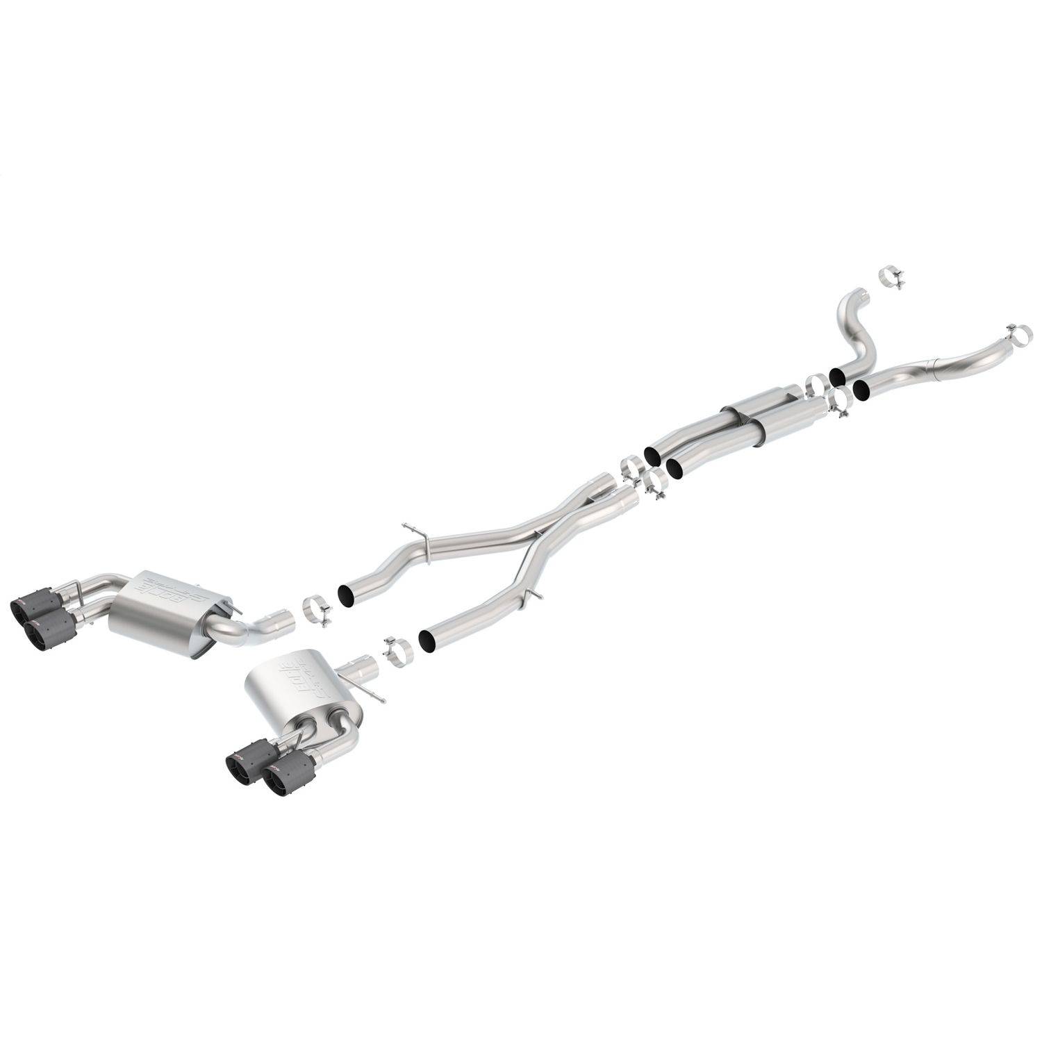 2016-2023 Chevrolet Camaro SS 3" With Dual Tips Cat-Back(tm) Exhaust System S-Type