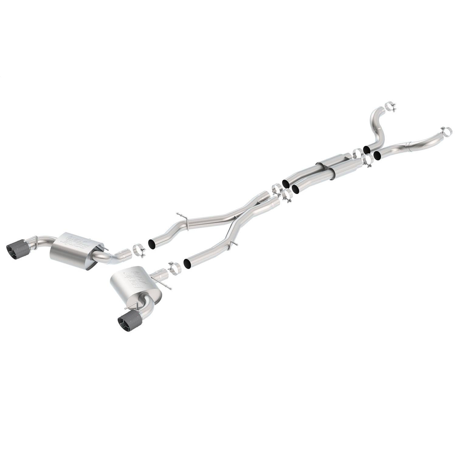 2016-2023 Chevrolet Camaro SS 3" With Single Tips Cat-Back(tm) Exhaust System ATAK(r)