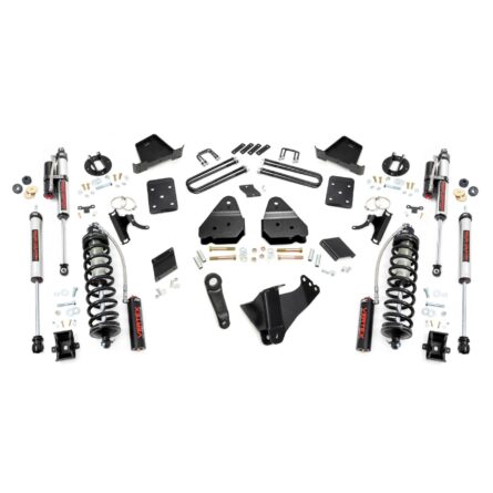 Rough Country 6 Inch Lift Kit - Gas - No OVLD - C/O V2 - Ford Super Duty (15-16)