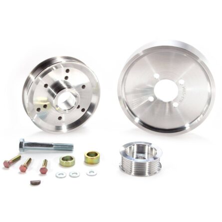 BBK MUSTANG GT/00-01 COBRA 3 PC UNDER DRIVE PULLEY KIT (ALUMINUM)