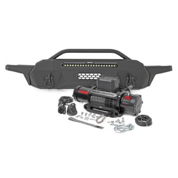 Rough Country Front Bumper - High Clearance - Hybrid - 20 in Blk LED - Toyota Tacoma 4WD (2016-2023)