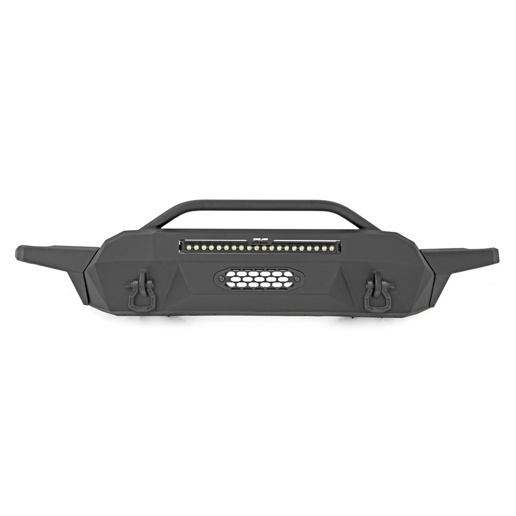 Rough Country Front Bumper -High Clearance - Hybrid - 20 in Blk LED - Toyota Tacoma (16-23)