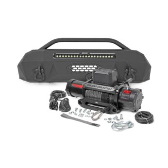 Rough Country Front Bumper - Hybrid - 20 in Blk LED - Toyota Tacoma 4WD (2016-2023)