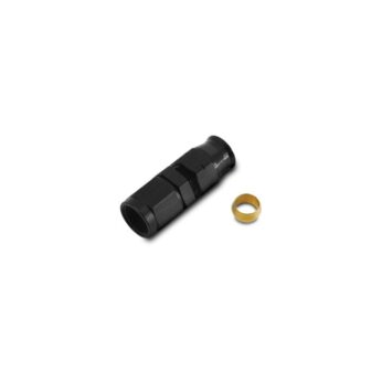 Vibrant Performance - 16447 - Tube to Female AN Adapter with Brass Olive Inserts, -8AN, Tube Size - 0.375 in.