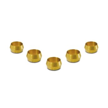 Vibrant Performance - 16468 - Pack of 5, Brass Olive Inserts; Size 1/2 in.