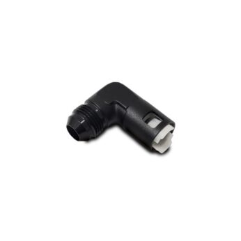 Vibrant Performance - 16922 - 90 Degree Male AN Quick Disconnect EFI Adapter, AN Size: -8; EFI Line Size: 3/8 in.