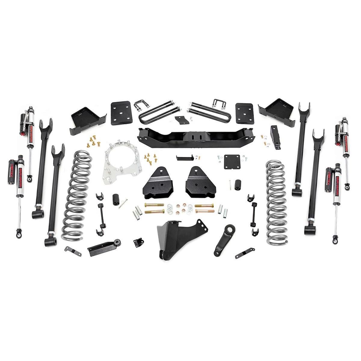 Rough Country 6 Inch Lift Kit - Diesel - 4 Link - OVLD - Vertex - Ford Super Duty (17-22)