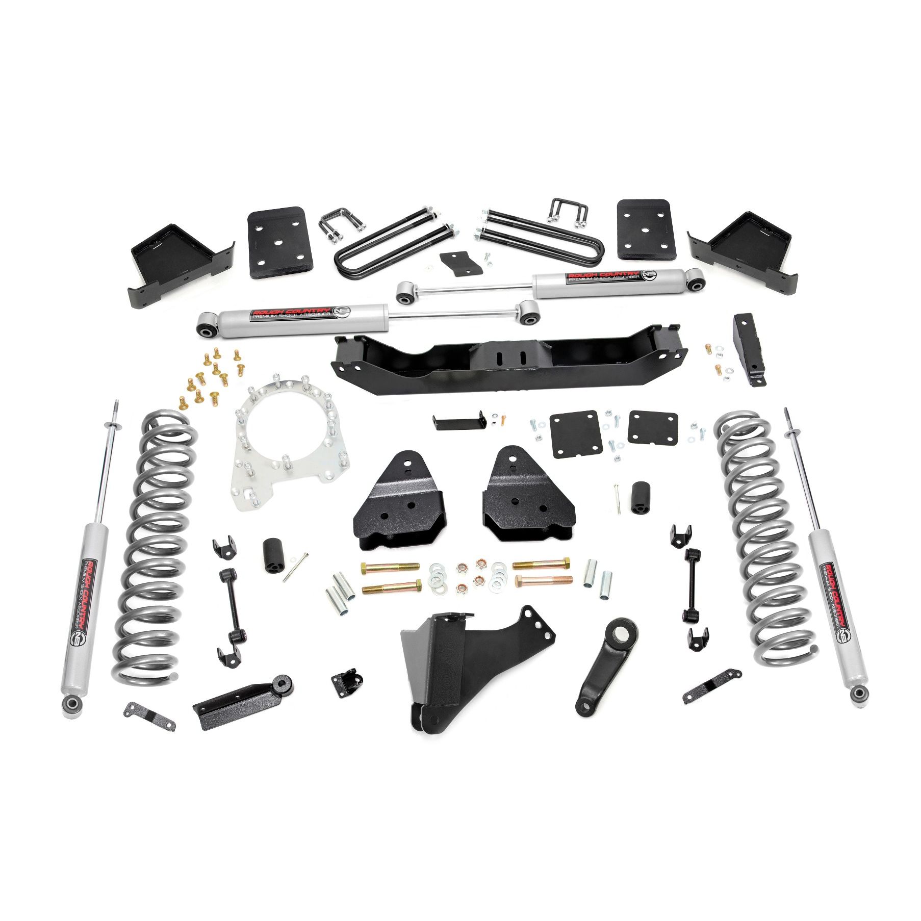 Rough Country 6 Inch Lift Kit - No OVLDS - Ford Super Duty 4WD (2017-2022)