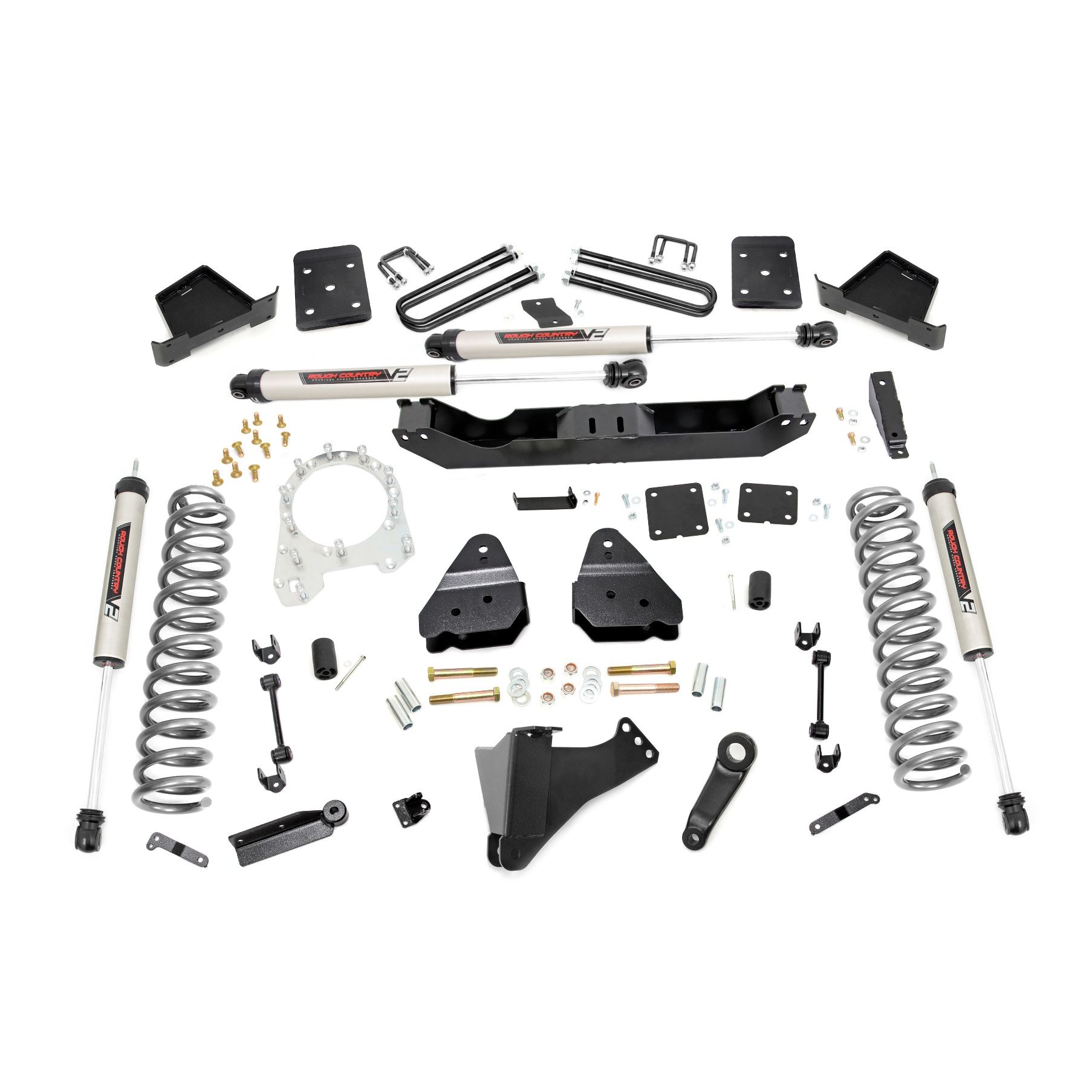 Rough Country 4.5 Inch Lift Kit - V2 - Ford Super Duty 4WD (2017-2022)