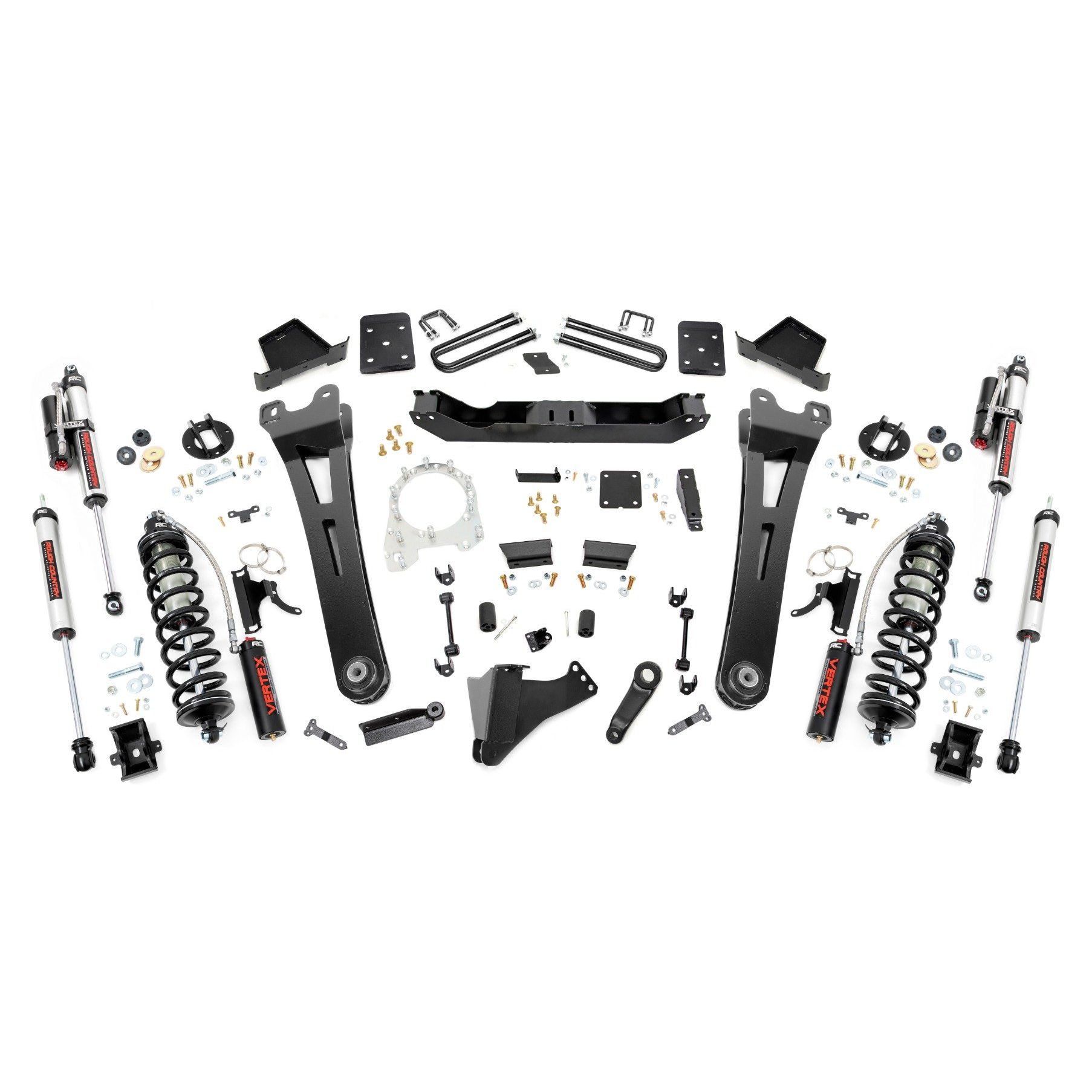 Rough Country 6 Inch Coilover Conversion Lift Kit - Radius Arm - Ford Super Duty (17-22)