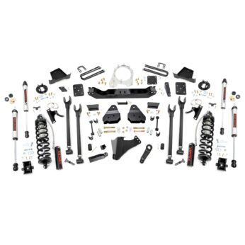 Rough Country 6 Inch Lift Kit - 4-Link - No OVLD - C/O V2 - Ford Super Duty (17-22)