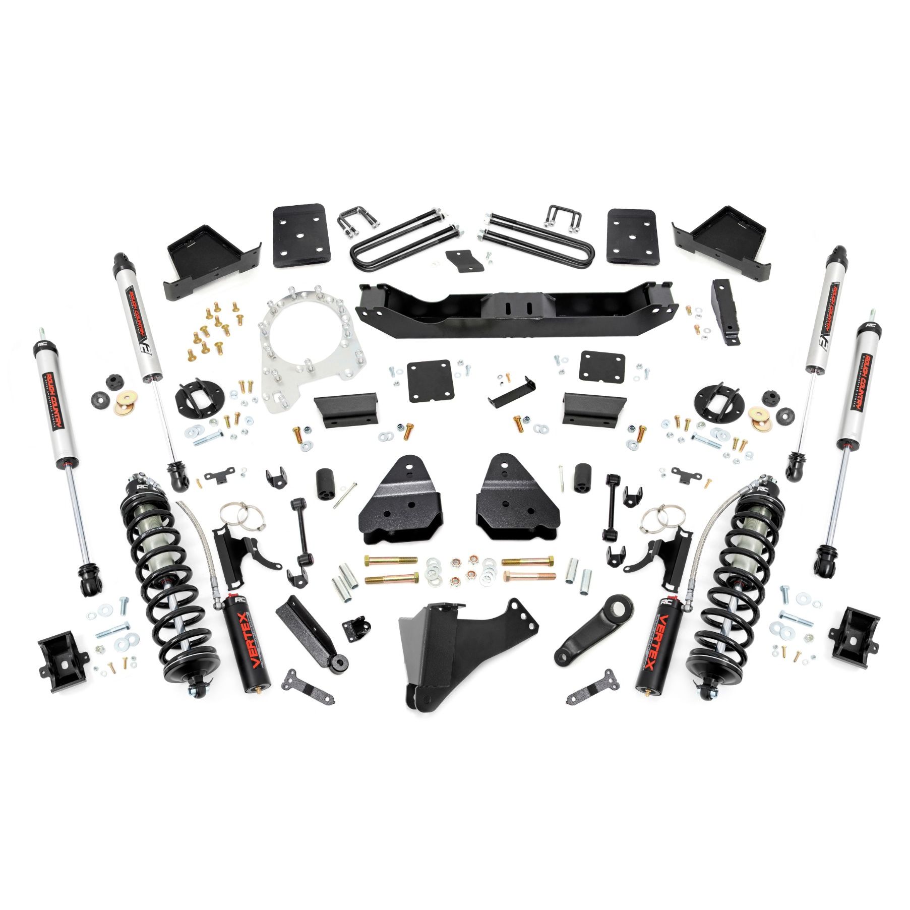 Rough Country 6 Inch Lift Kit - No OVLDS - C/O V2 - Ford Super Duty 4WD (17-22)