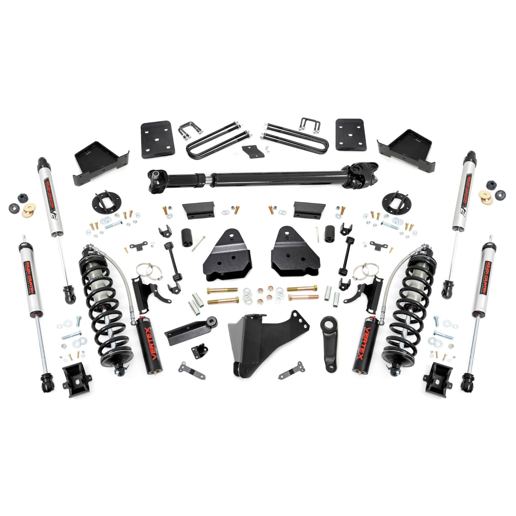 Rough Country 6 Inch Lift Kit - OVLDS - D/S - C/O V2 - Ford Super Duty 4WD (17-22)