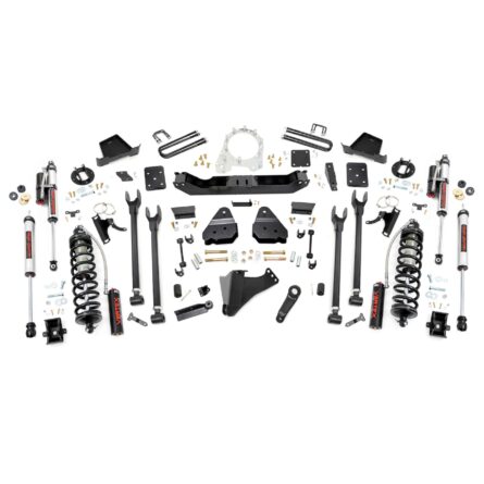 Rough Country 6 Inch Lift Kit - Diesel - 4-Link - C/O Vertex - Ford Super Duty (17-22)