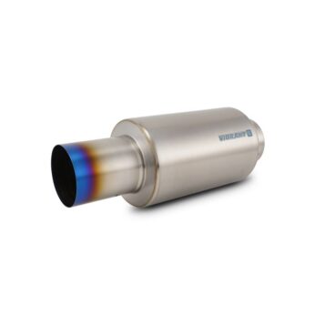 Vibrant Performance - 17566 - Muffler with Straight Cut Burnt Tip, 4.00 in. Inlet