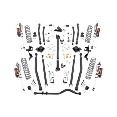 Rough Country 4 Inch Lift Kit - Long Arm - Vertex - Jeep Wrangler JL 4WD (18-23)