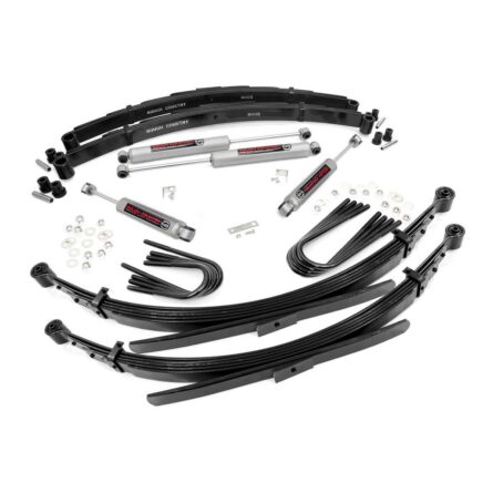 Rough Country 2 Inch Lift - 52 Inch Rear Springs - Chevy/GMC C20/K20 C25/K25 Truck (73-76)