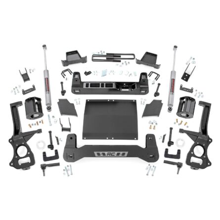 Rough Country 6 Inch Lift Kit - Diesel - Chevy Silverado 1500 2WD/4WD (2019-2023)