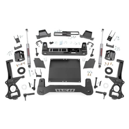 Rough Country 6 Inch Lift Kit - Diesel - GMC Sierra 1500 2WD/4WD (2019-2023)