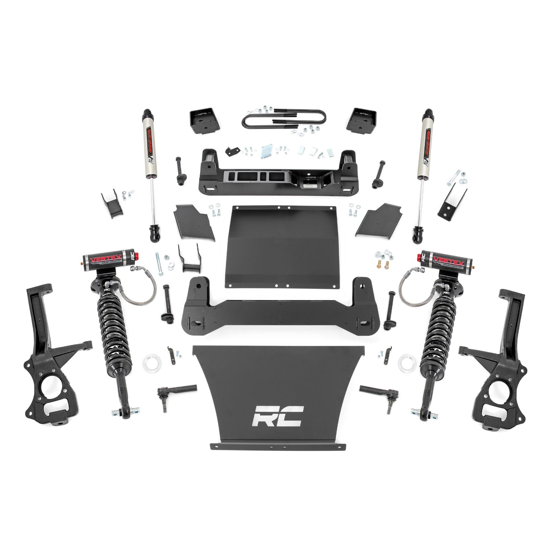 Rough Country 6 Inch Lift Kit - Mono Leaf Rear - Vertex/V2 - GMC Sierra 1500 (19-23)