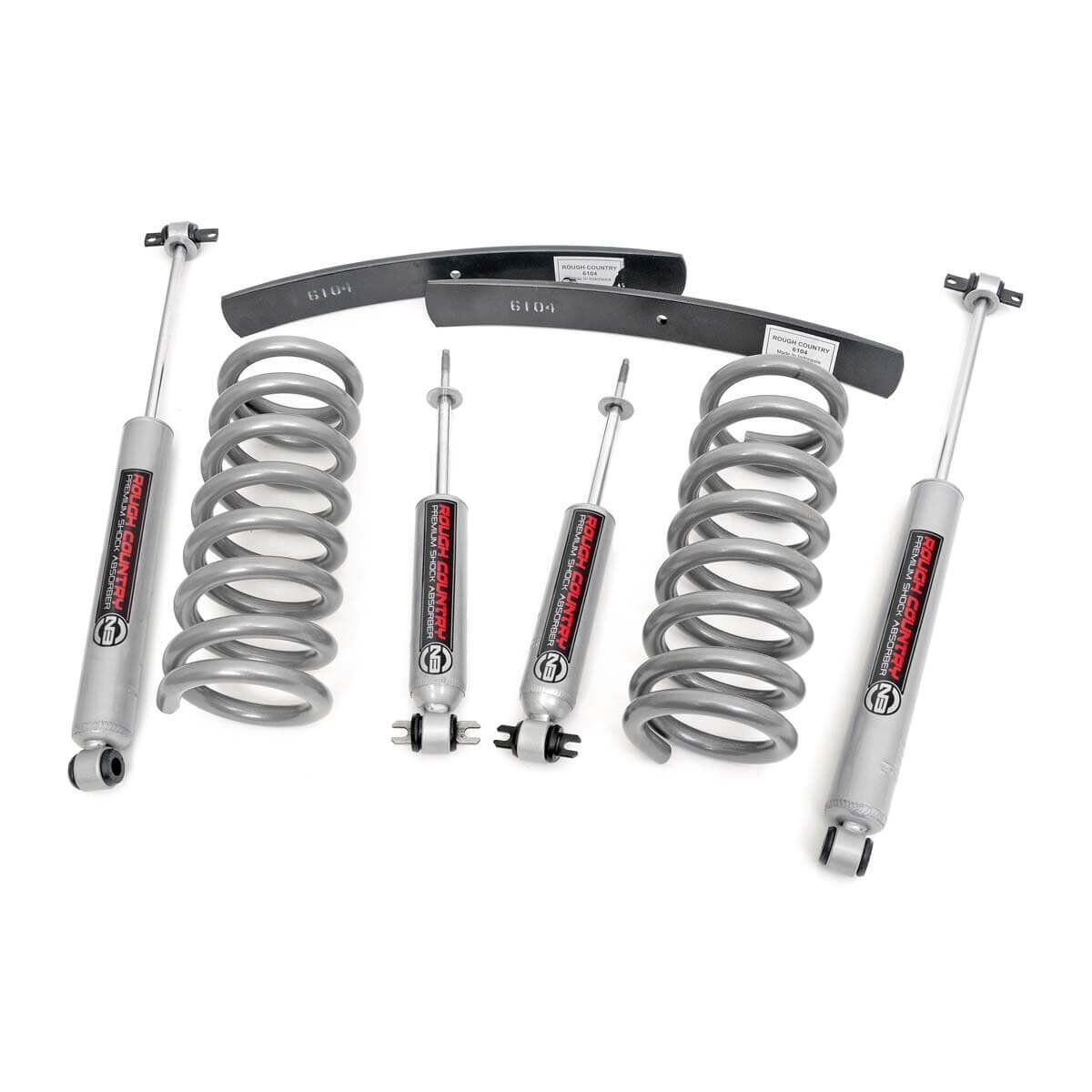 Rough Country 2 Inch Lift Kit - Chevy/GMC S10 Blazer/S10 Truck/S15 Jimmy/Sonoma 2WD