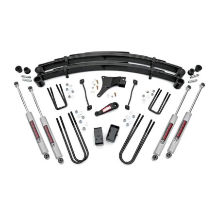 Rough Country 4 Inch Lift Kit - Rear Blocks - Ford Super Duty 4WD (1999)