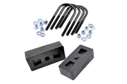 Rough Country 1 Inch Block & U-Bolt Kit - Ford F-150 2WD/4WD (1997-2003)