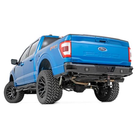 Rough Country SR2 Adjustable Aluminum Steps - Crew Cab - Ford F-150/F-150 Lightning/Super Duty (15-23)