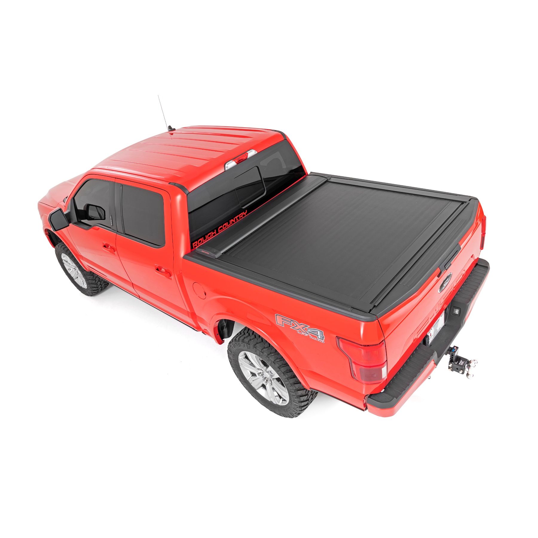 Rough Country Retractable Bed Cover - 5'7 in Bed - Ford F-150 (21-23)/F-150 Lightning (2022)