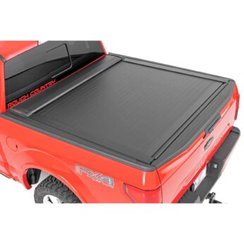 Rough Country Retractable Bed Cover - 5'7 in Bed - Ford F-150 2WD/4WD (2015-2020)