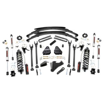 Rough Country 6 Inch Lift Kit - Gas - 4 Link - RR Spring - C/O V2 - Ford Super Duty (05-07)