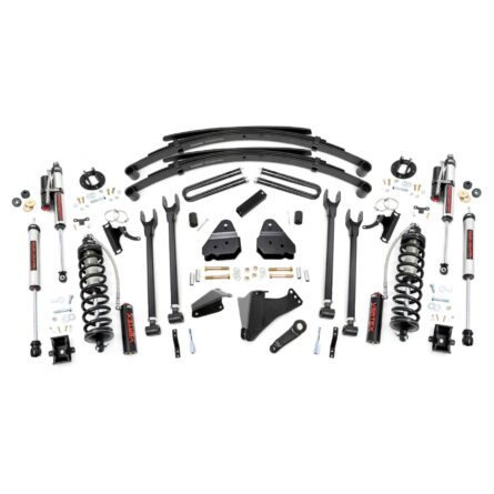 Rough Country 6 Inch Lift Kit - Diesel - 4 Link - RR Spring - C/O Vertex - Ford Super Duty (05-07)