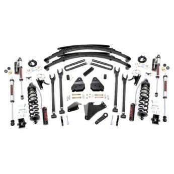 Rough Country 6 Inch Lift Kit - Gas - 4 Link - RR Spring - C/O Vertex - Ford Super Duty (05-07)