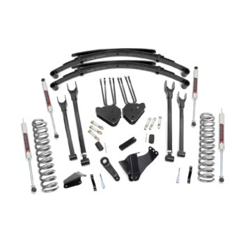 Rough Country 6 Inch Lift Kit - Gas - 4 Link - RR Spring - M1 - Ford Super Duty (05-07)