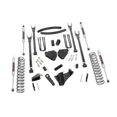 Rough Country 6 Inch Lift Kit - Gas - 4 Link - No OVLDS - M1 - Ford Super Duty (05-07)