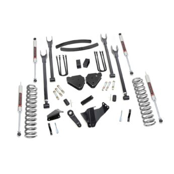 Rough Country 6 Inch Lift Kit - Gas - 4 Link - OVLDS - M1 - Ford Super Duty (05-07)