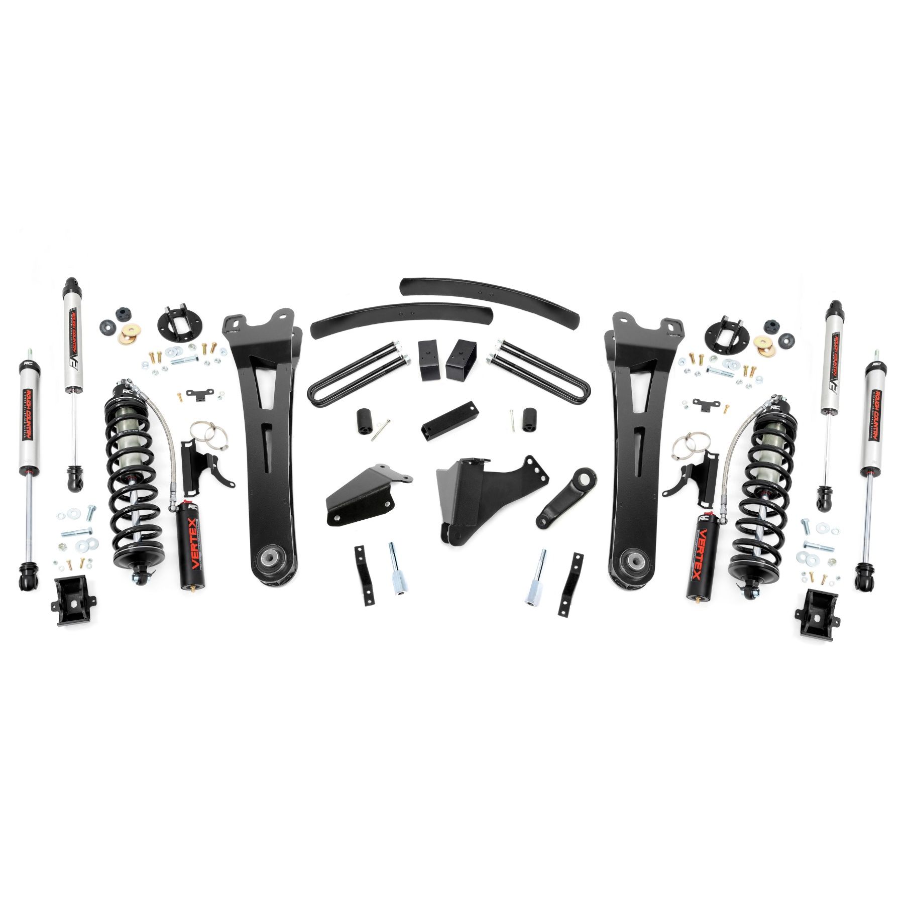 Rough Country 6 Inch Lift Kit - Diesel - Radius Arm - C/O V2 - Ford Super Duty (05-07)