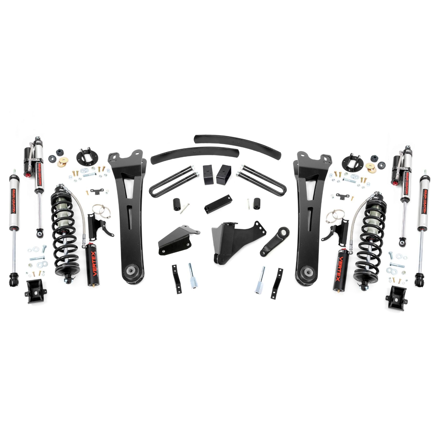 Rough Country 6 Inch Lift Kit - Gas - Radius Arm - C/O Vertex - Ford Super Duty (05-07)