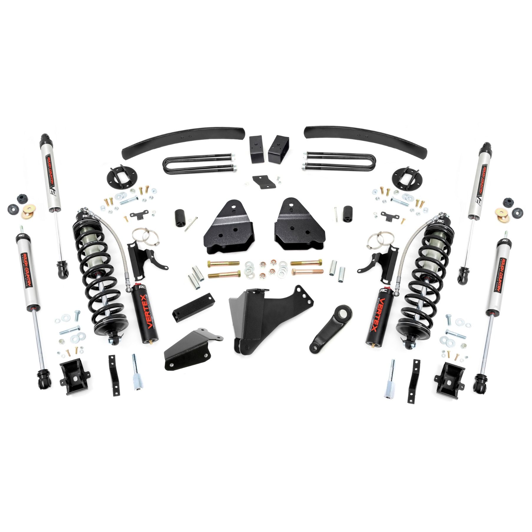 Rough Country 6 Inch Lift Kit - Gas - C/O V2 - Ford Super Duty 4WD (2005-2007)