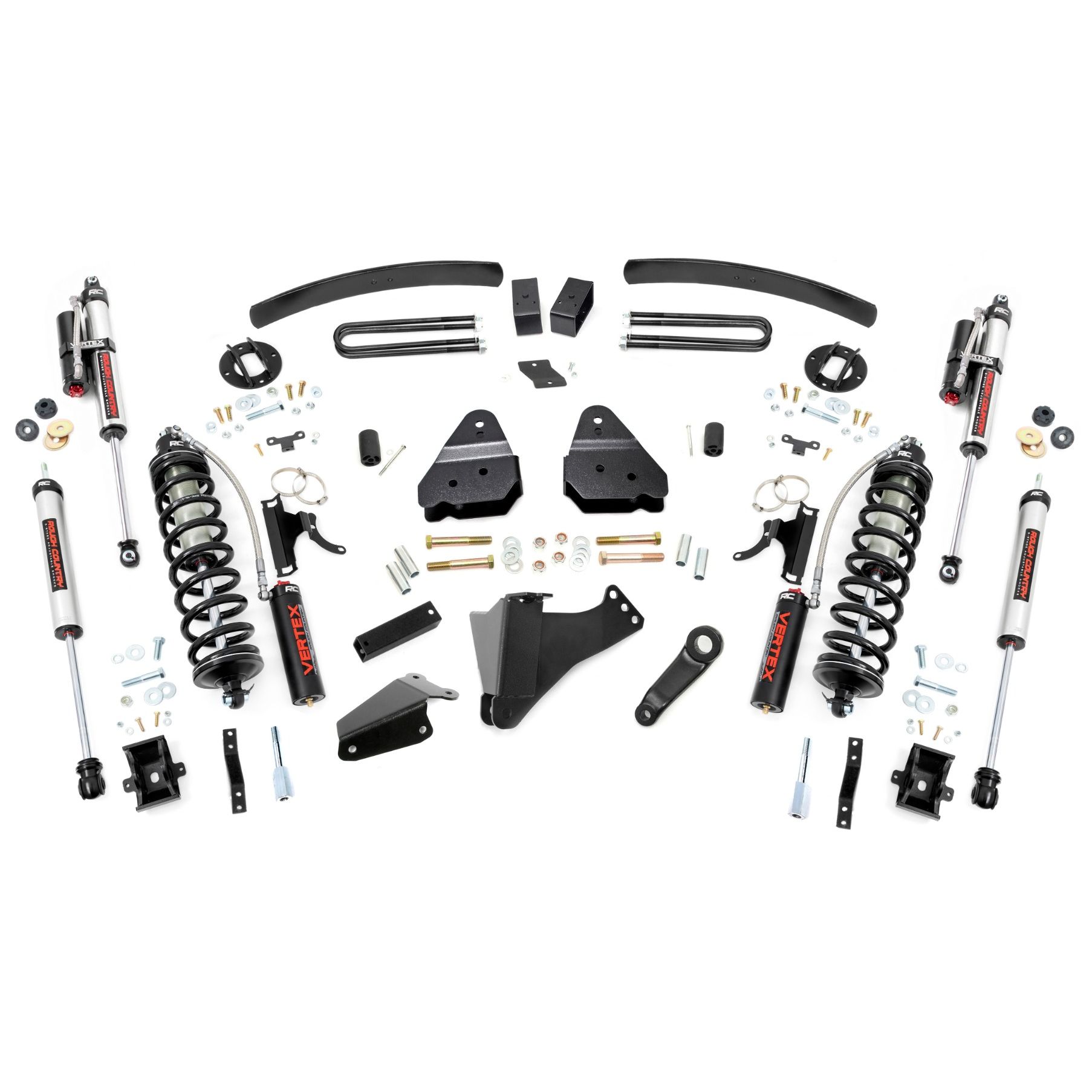Rough Country 6 Inch Lift Kit - Gas - C/O Vertex - Ford Super Duty 4WD (2005-2007)