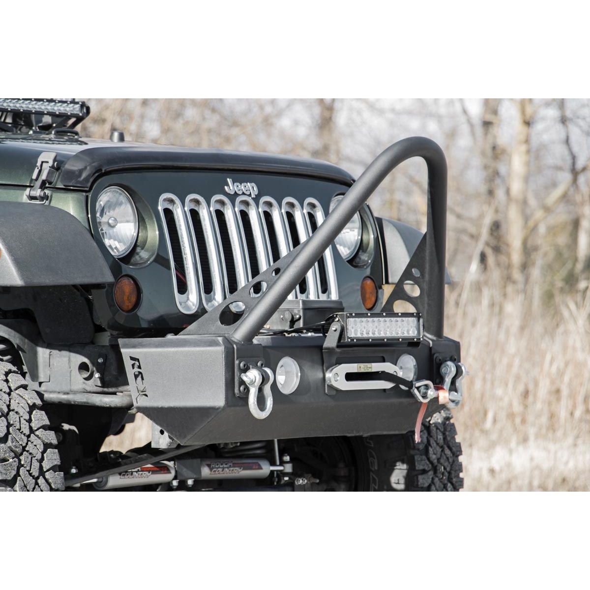 Rough Country Bumper Stinger Bar - Jeep Cherokee XJ 2WD/4WD (1984-2001)