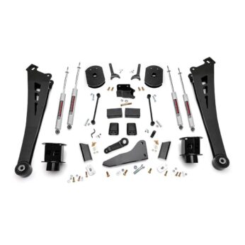 Rough Country 5 Inch Lift Kit - RR Air Bags - Ram 2500 4WD (2014-2018)