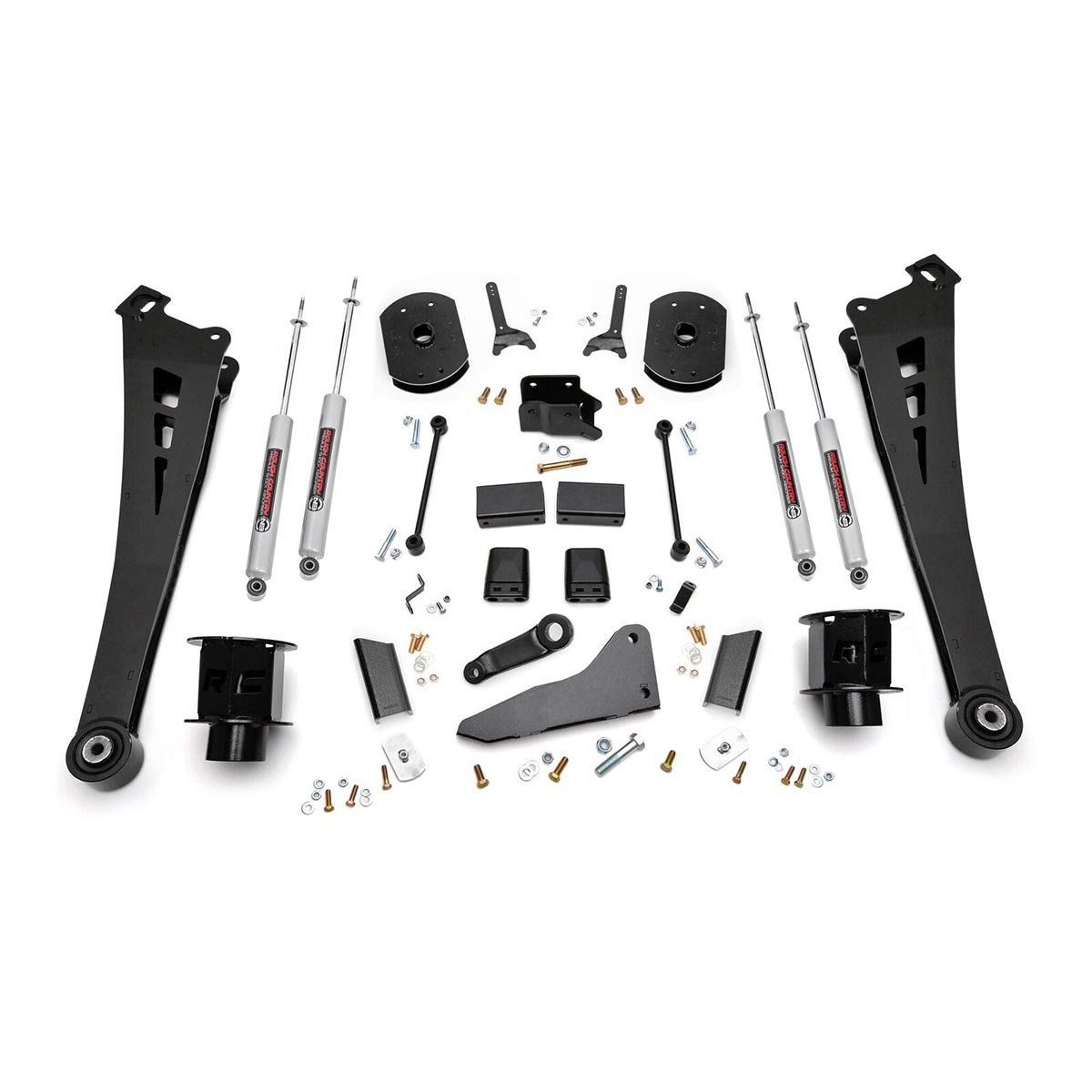 Rough Country 5 Inch Lift Kit - RR Air Bags - Ram 2500 4WD (2014-2018)